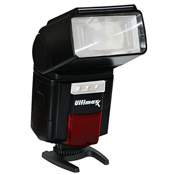 Ultimaxx Universal High Power Automatic Flash with LED Video Light for DSLR Digital Cameras 